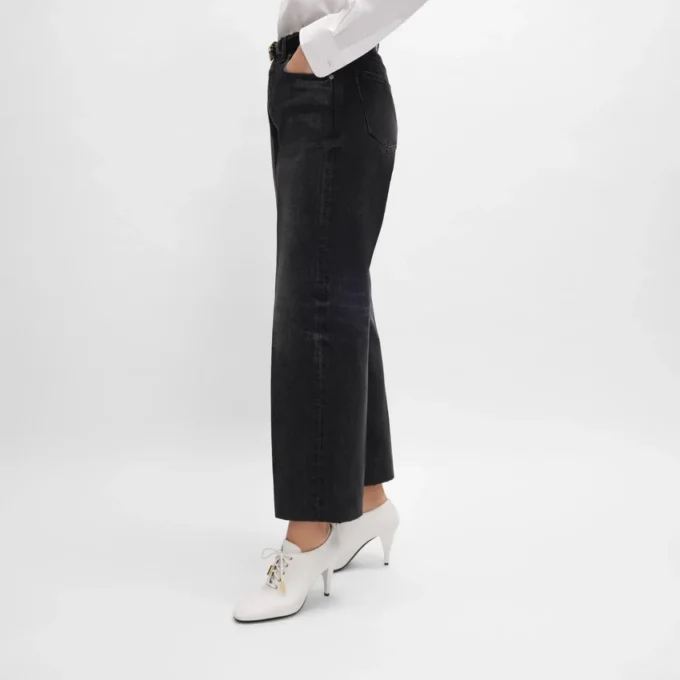 Boyfriend-Jeans 001 aus Baumwoll-Denim