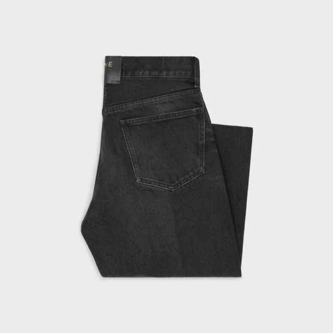 Boyfriend-Jeans 001 aus Baumwoll-Denim
