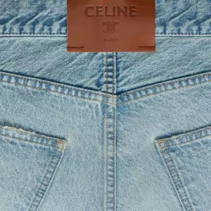 Boyfriend-Jeans 001 aus Baumwoll-Denim