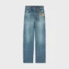 Boyfriend-Jeans 002 aus Baumwoll-Denim