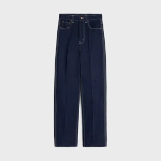 Boyfriend-Jeans 002 aus leichtem Indigo-Denim