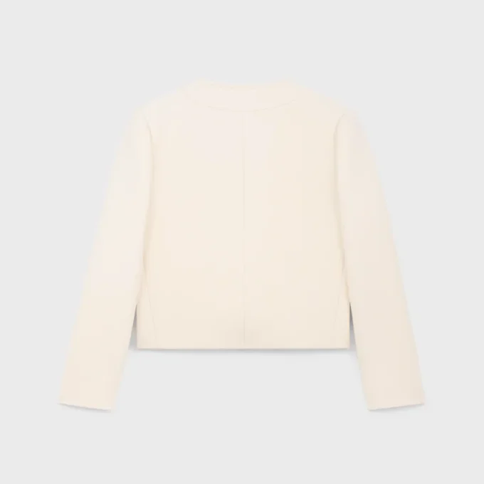 Brompton-Jacke aus Woll-Seiden-Gabardine