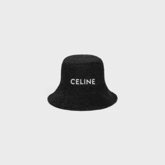 Bucket Hat aus Raffia