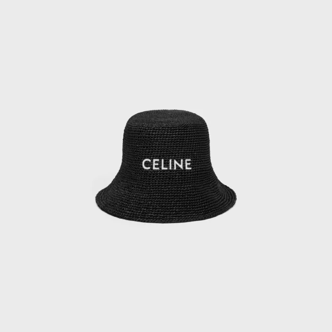 Bucket Hat aus Raffia