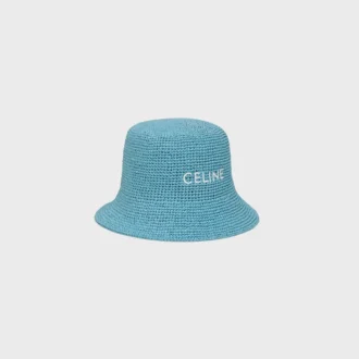 Bucket Hat aus Raffia