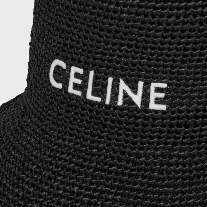 Bucket Hat aus Raffia