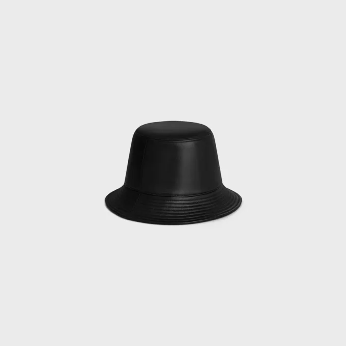 Bucket Hat aus weichem Lammleder