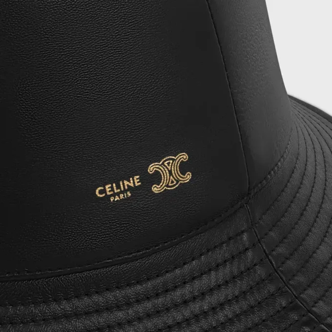 Bucket Hat aus weichem Lammleder