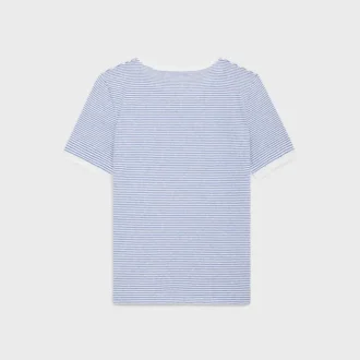 CELINE 70’S T-Shirt aus gestreiftem Jersey