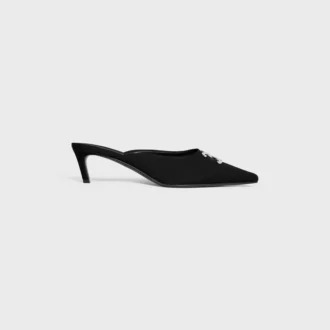 CELINE Alma Triomphe Pantolette aus Grosgrain-Stoff