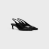 CELINE Alma Triomphe Slingback aus glänzendem Kalbsleder CELINE Alma Triomphe Slingback aus glänzendem Kalbsleder