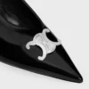 CELINE Alma Triomphe Slingback aus glänzendem Kalbsleder CELINE Alma Triomphe Slingback aus glänzendem Kalbsleder