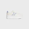 CELINE – Block-Sneaker mit Triomphe-Motiv auf der Rückseite und Keilsohle aus Kalbsleder CELINE – Block-Sneaker mit Triomphe-Motiv auf der Rückseite und Keilsohle aus Kalbsleder