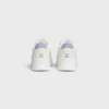CELINE – Block-Sneaker mit Triomphe-Motiv auf der Rückseite und Keilsohle aus Kalbsleder CELINE – Block-Sneaker mit Triomphe-Motiv auf der Rückseite und Keilsohle aus Kalbsleder