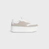 CELINE – Block-Sneaker mit Triomphe-Motiv aus Kalbsleder CELINE – Block-Sneaker mit Triomphe-Motiv aus Kalbsleder