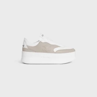 CELINE – Block-Sneaker mit Triomphe-Motiv aus Kalbsleder