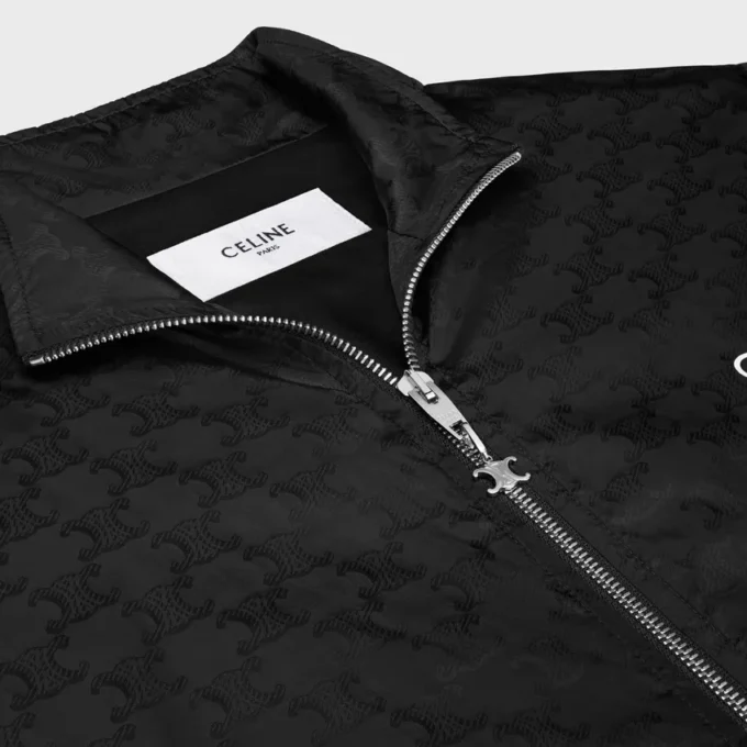 CELINE Blouson-Jacke aus Monogram-Nylon CELINE Blouson-Jacke aus Monogram-Nylon