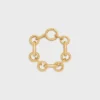 CELINE Charms Heritage Chunky Armband aus Messing mit Goldfinish