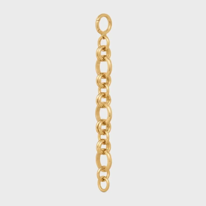 CELINE Charms Heritage Chunky Armband aus Messing mit Goldfinish