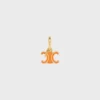 CELINE Charms Triomphe aus Emaille und Messing mit Goldfinish CELINE Charms Triomphe aus Emaille und Messing mit Goldfinish