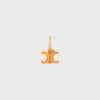 CELINE Charms Triomphe aus Emaille und Messing mit Goldfinish CELINE Charms Triomphe aus Emaille und Messing mit Goldfinish