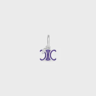 CELINE Charms Triomphe aus Emaille und Messing mit Rhodiumbeschichtung CELINE Charms Triomphe aus Emaille und Messing mit Rhodiumbeschichtung