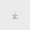 CELINE Charms Triomphe aus Strass und Messing mit Rhodium-Finish