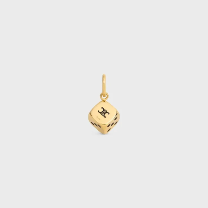 CELINE Charms Triomphe Würfel aus Emaille und Aluminium CELINE Charms Triomphe Würfel aus Emaille und Aluminium