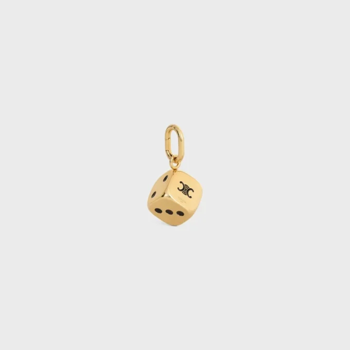 CELINE Charms Triomphe Würfel aus Emaille und Aluminium CELINE Charms Triomphe Würfel aus Emaille und Aluminium