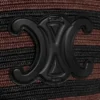 Celine Classic Panier Couffin aus gestreiftem Raffia und Kalbsleder
