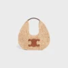 CELINE Classic Panier Hobo-Tasche aus Raffia und Kalbsleder CELINE Classic Panier Hobo-Tasche aus Raffia und Kalbsleder