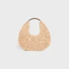 CELINE Classic Panier Hobo-Tasche aus Raffia und Kalbsleder CELINE Classic Panier Hobo-Tasche aus Raffia und Kalbsleder