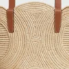 Celine Classic Panier Small, geflochtenes Triomphe-Modell aus Raffia und Kalbsleder Celine Classic Panier Small, geflochtenes Triomphe-Modell aus Raffia und Kalbsleder