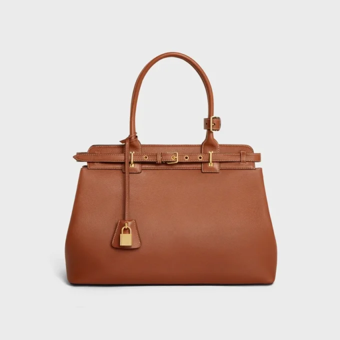 Celine Conti Tasche aus geschmeidigem genarbtem Kalbsleder Celine Conti Tasche aus geschmeidigem genarbtem Kalbsleder