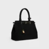 CELINE Conti Tasche aus Kalbsveloursleder