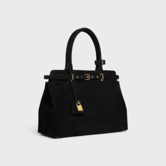 CELINE Conti Tasche aus Kalbsveloursleder