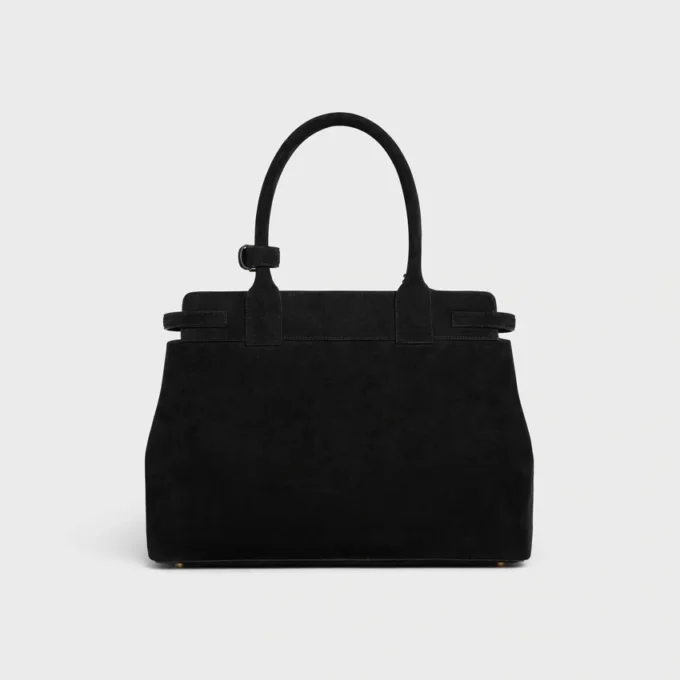 CELINE Conti Tasche aus Kalbsveloursleder