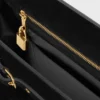 CELINE Conti Tasche aus Kalbsveloursleder