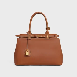 Celine Conti Tasche aus naturfarbenem Kalbsleder