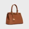 Celine Conti Tasche aus naturfarbenem Kalbsleder Celine Conti Tasche aus naturfarbenem Kalbsleder