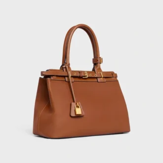 Celine Conti Tasche aus naturfarbenem Kalbsleder