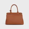 Celine Conti Tasche aus naturfarbenem Kalbsleder Celine Conti Tasche aus naturfarbenem Kalbsleder