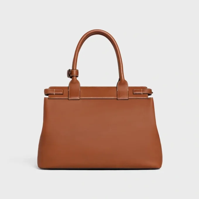 Celine Conti Tasche aus naturfarbenem Kalbsleder Celine Conti Tasche aus naturfarbenem Kalbsleder