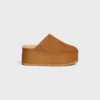 CELINE Dana – Keilabsatz-Pantolette aus Kalbsveloursleder