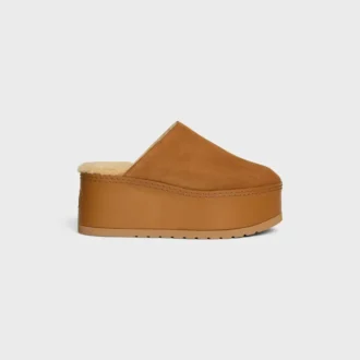 CELINE Dana – Keilabsatz-Pantolette aus Kalbsveloursleder CELINE Dana – Keilabsatz-Pantolette aus Kalbsveloursleder