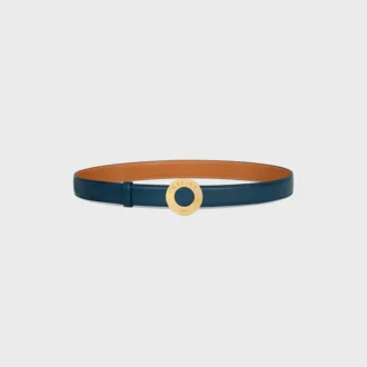 CELINE Disc-Schnalle 25 mm aus Metall & wendbares Armband 25 mm aus Taurillon und naturbelassenem Kalbsleder CELINE Disc-Schnalle 25 mm aus Metall & wendbares Armband 25 mm aus Taurillon und naturbelassenem Kalbsleder