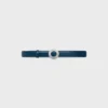 CELINE Disc-Schnalle 25 mm aus Metall & wendbares Armband 25 mm aus Taurillon und naturbelassenem Kalbsleder