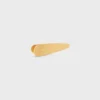 CELINE-Haarspange aus Messing mit Goldfinish, Stahl und Zamak