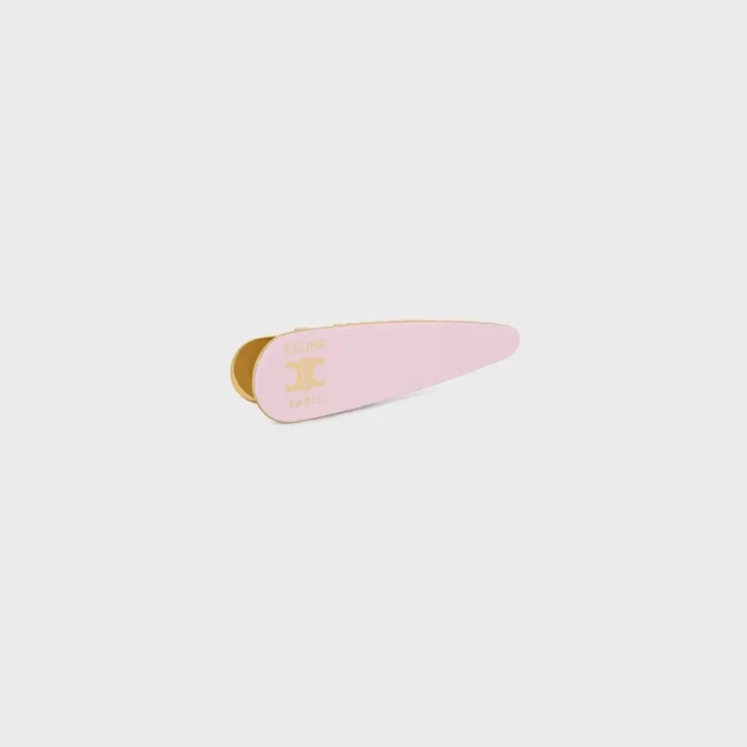 CELINE-Haarspange aus Messing mit Goldfinish, Stahl und Zamak CELINE-Haarspange aus Messing mit Goldfinish, Stahl und Zamak