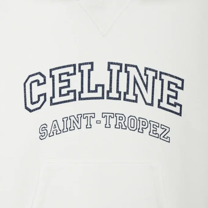 CELINE-Hoodie aus Baumwollfleece
